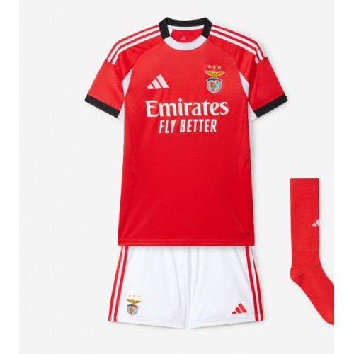 Benfica Primera Equipación Niños 2025-26 Manga Corta (+ Pantalones cortos)